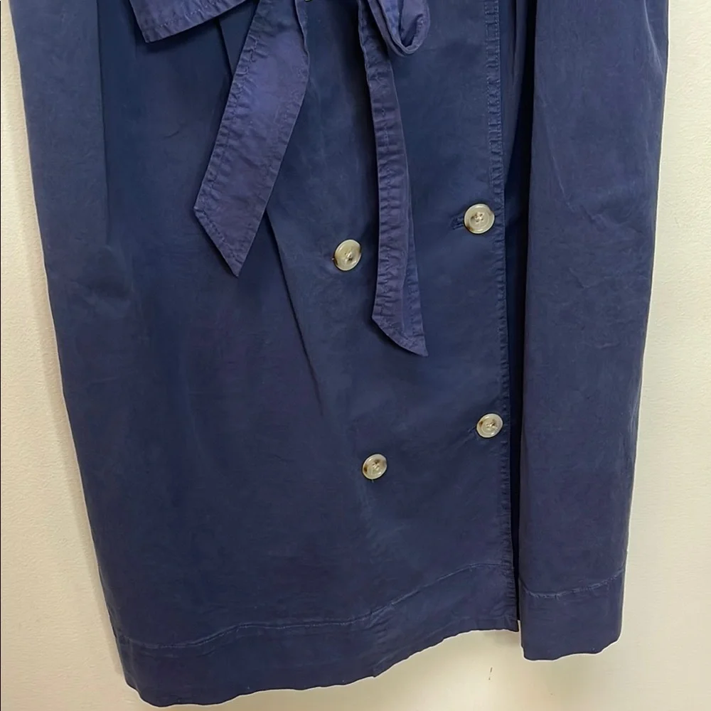 JCrew Navy Sleeveless Trench Dress